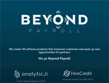 Tablet Screenshot of beyondpayroll.com